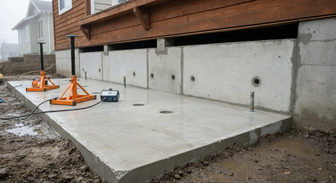 Foundation work in progress