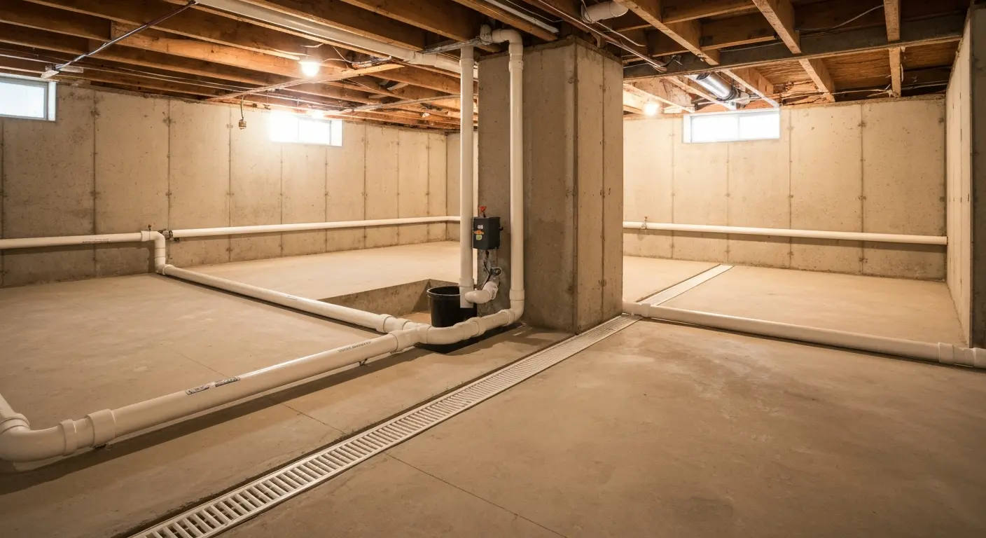 Foundation waterproofing work