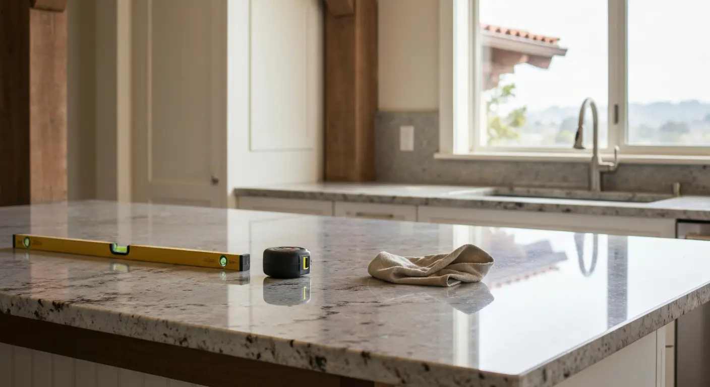 Granite and quartz countertop installation