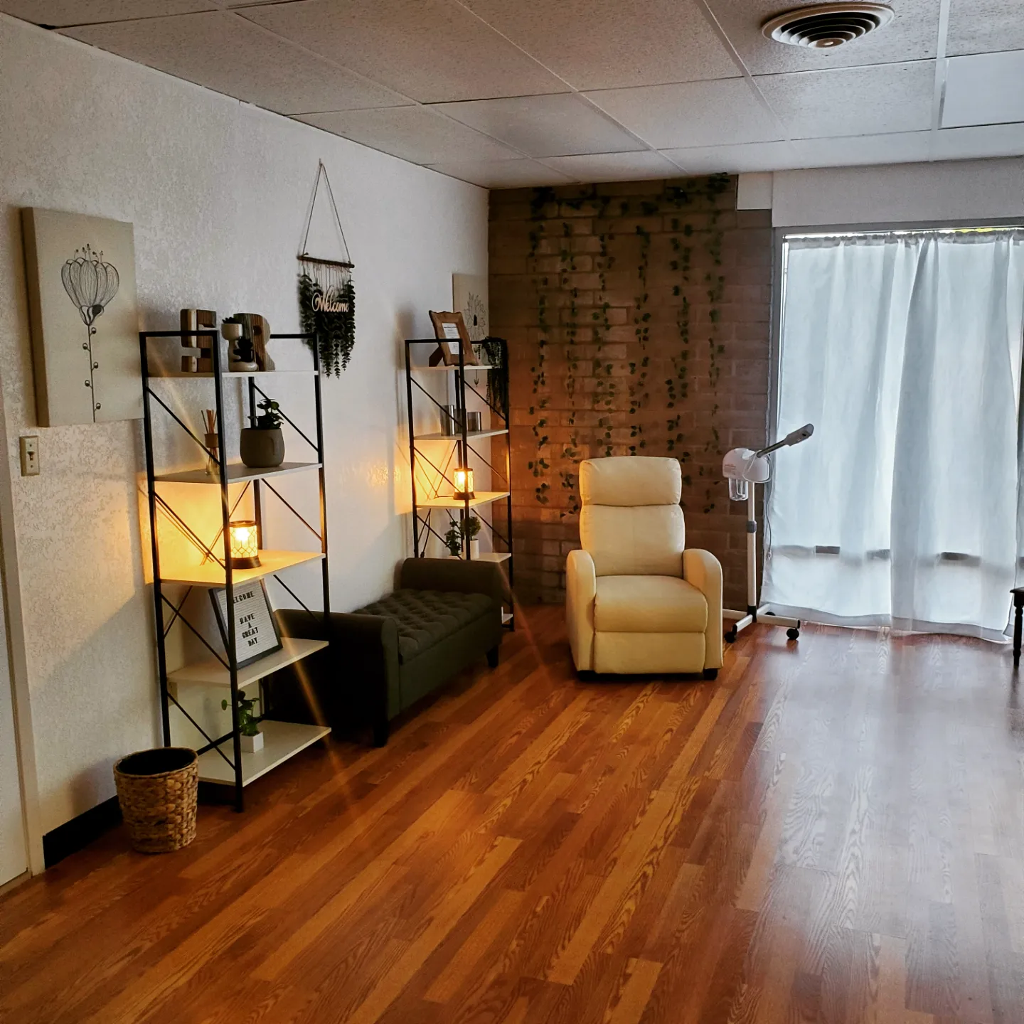 Soul Renewed Massage Cozy Lounge and Consultation Area