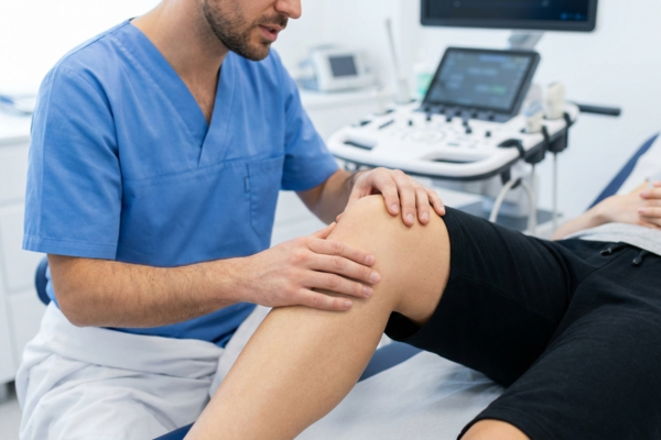  Regenerative injection therapy for arthritis treatment at Naturopathic Physicians Group Scottsdale office, showing hands-on comprehensive examination approach that identifies the root cause of joint pain