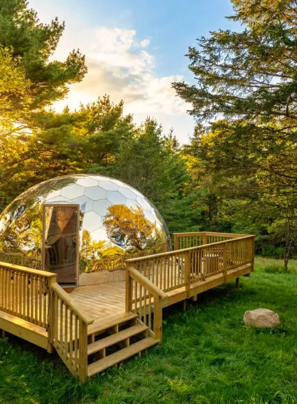 Private Hot Tub and Treehouse Sauna
