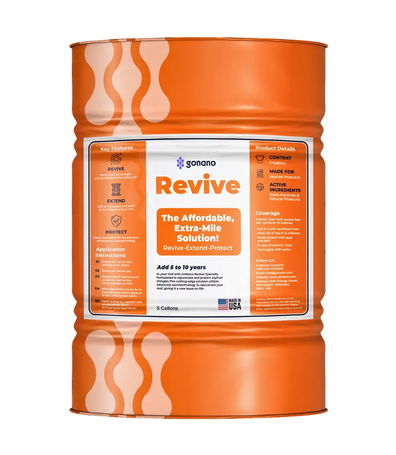 GoNano Revive roof restoration coating in Gulfport MS