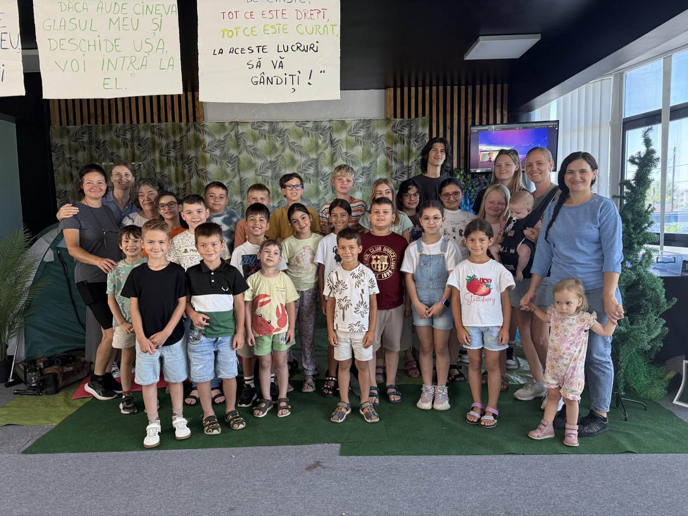Children at English camp