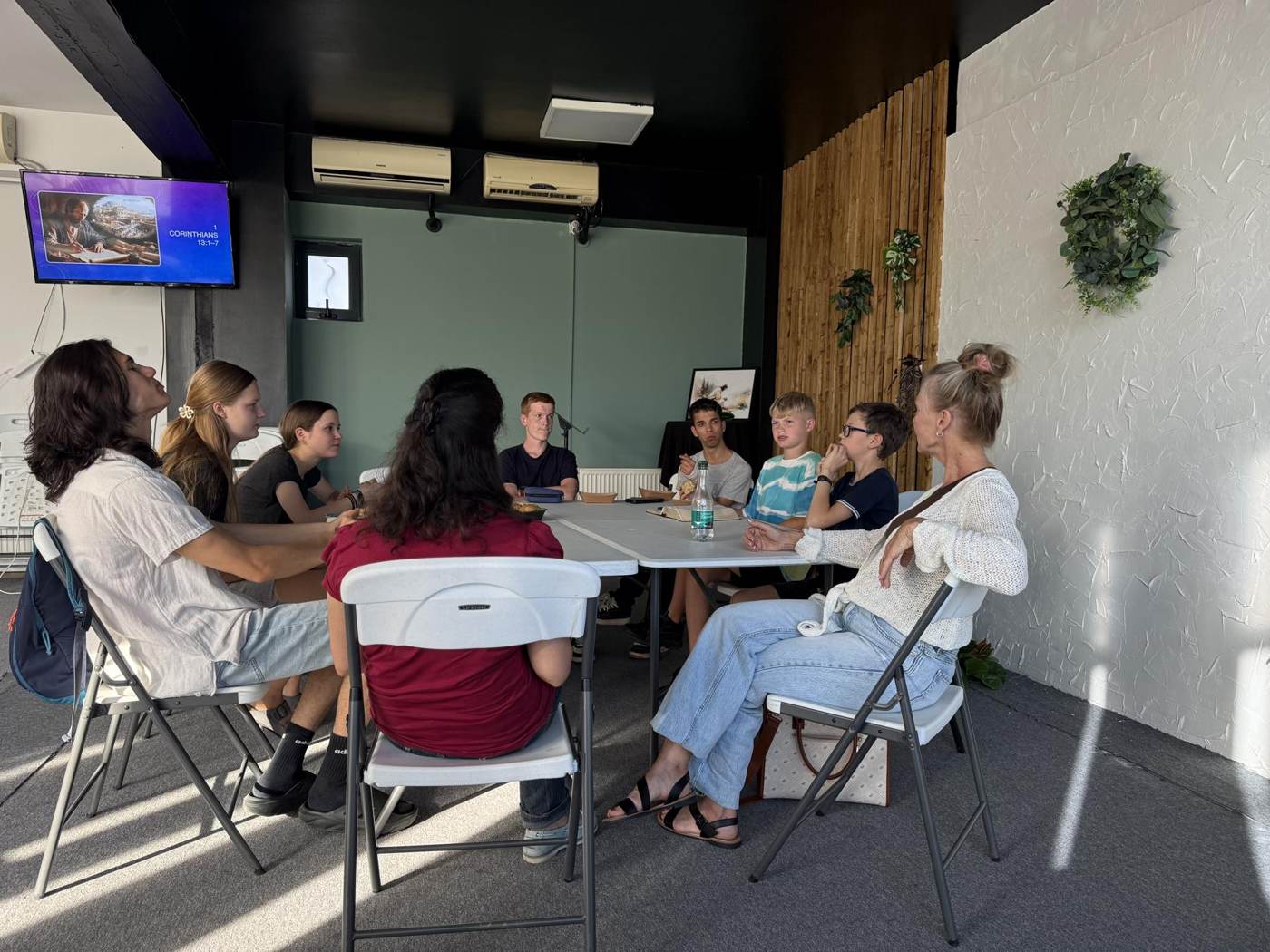 Youth group discussion