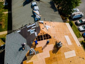 Roof inspection in Weatherford
