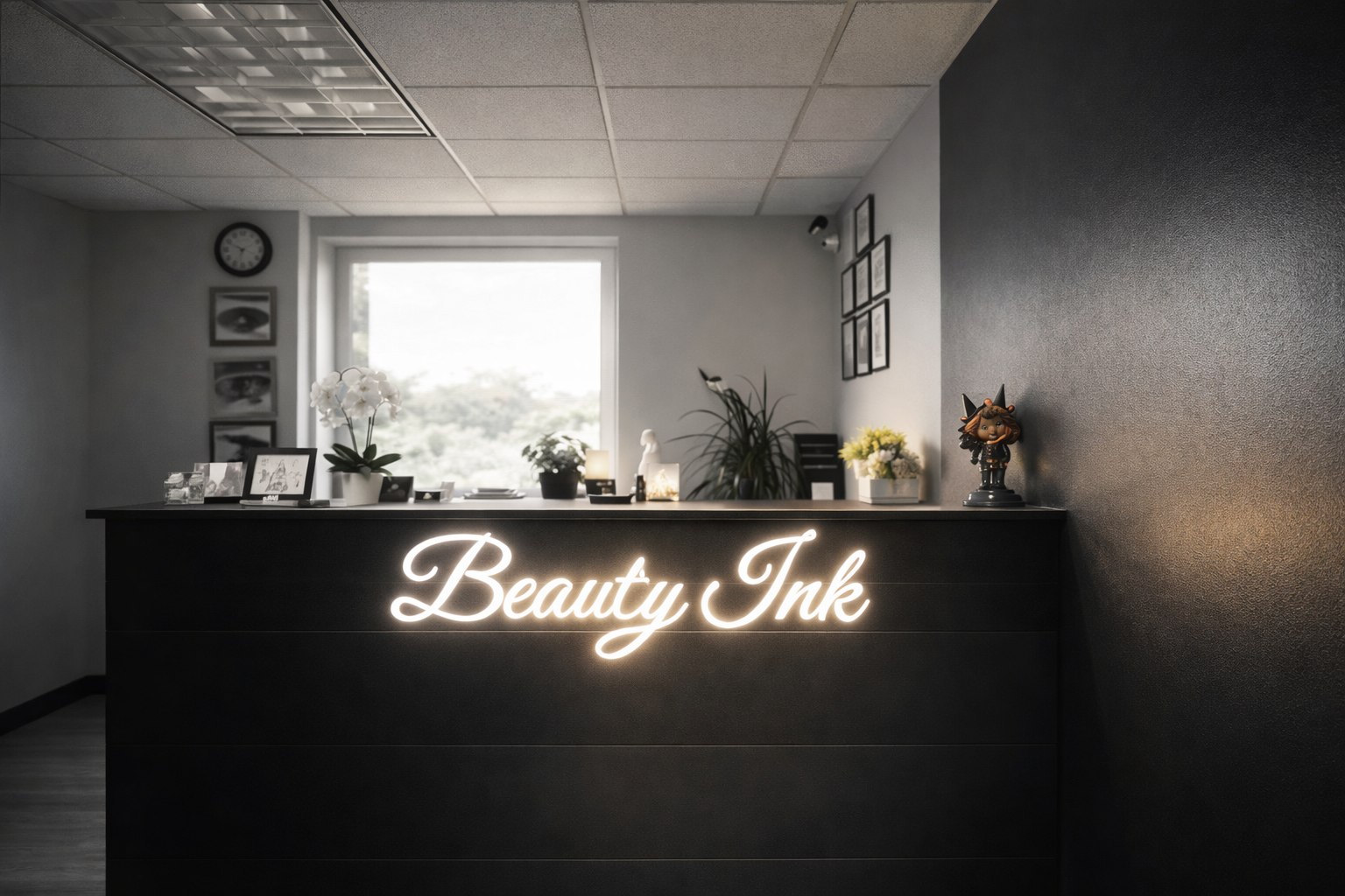 Beauty Ink studio in Riverdale, MD — private luxury suite