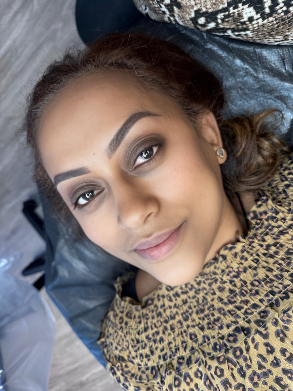 Soft powder brows result