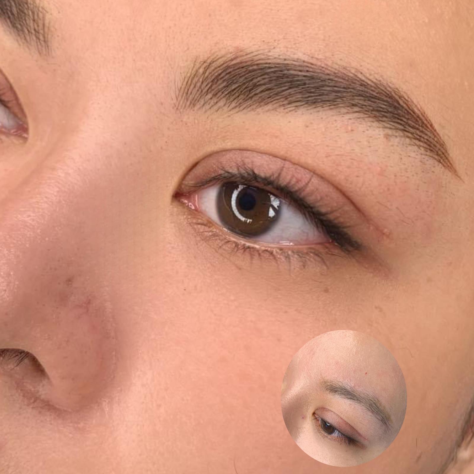 Nano hair stroke brows