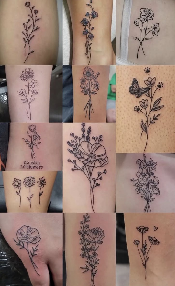 Fine line tattoo at Beauty Ink