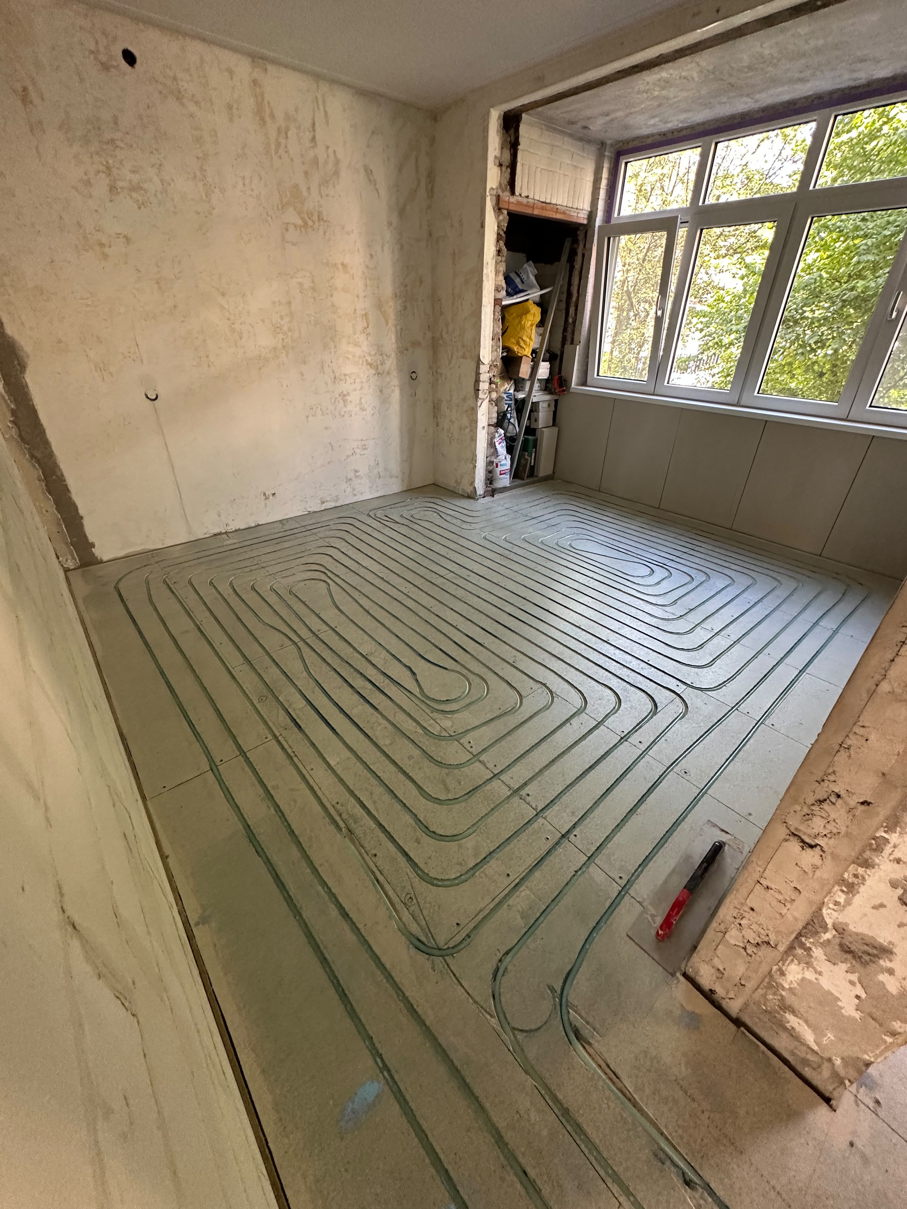 Vloerverwarming voor