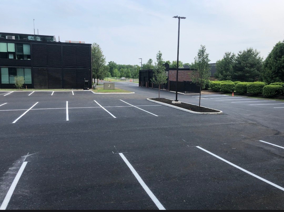 Manufacturing facility parking and asphalt surface