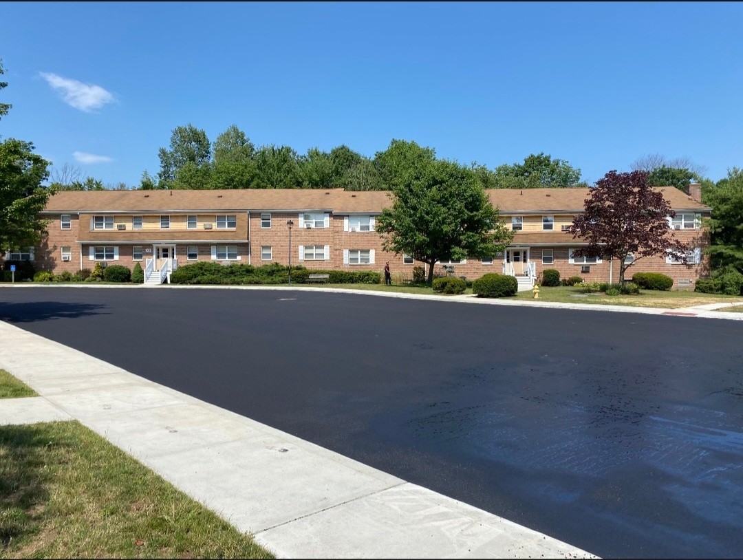 Commercial paving at a condominium complex
