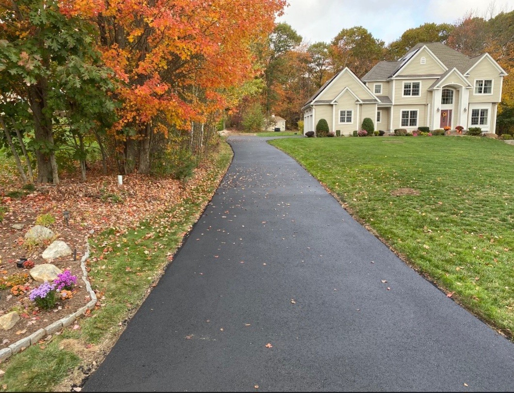 Residential driveway paving project
