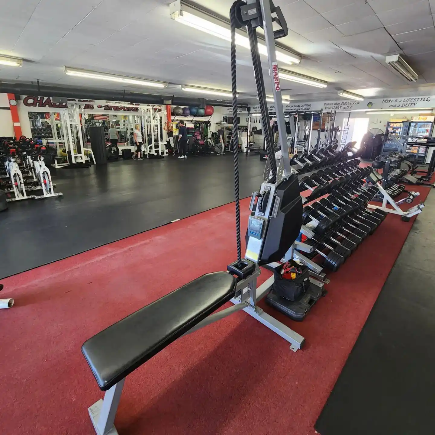 Inside XCEL Fitness facility in Whittier