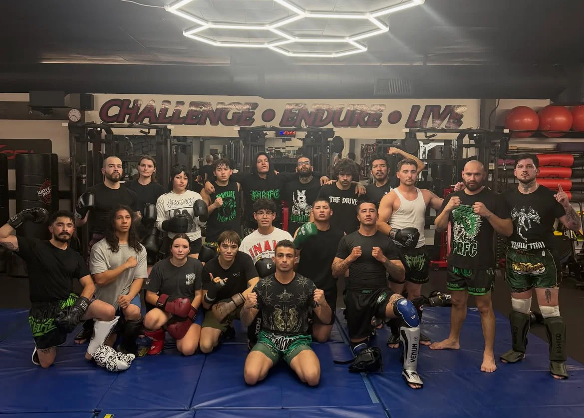 Martial arts and boxing trainees at Xcel Fitness in Whittier