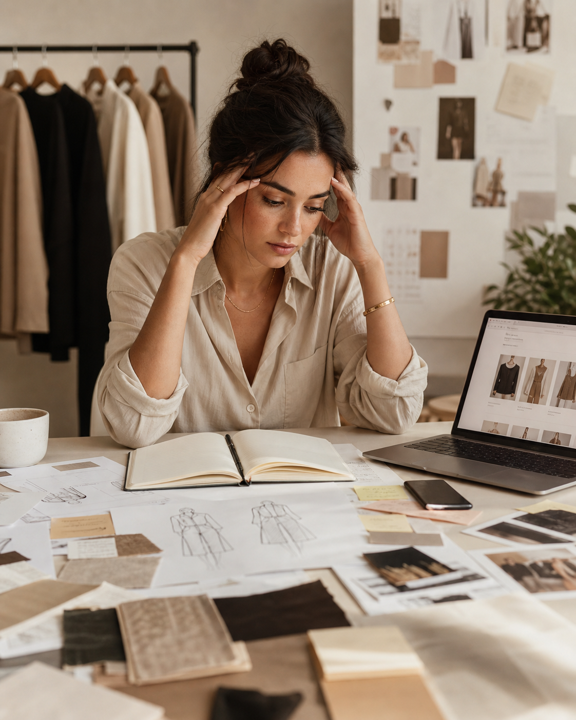 Frustrated clothing brand founder