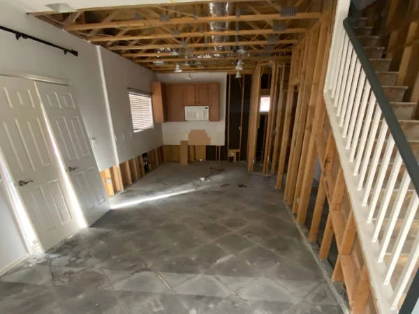 home repair after water damage framing and flooring Las Vegas NV