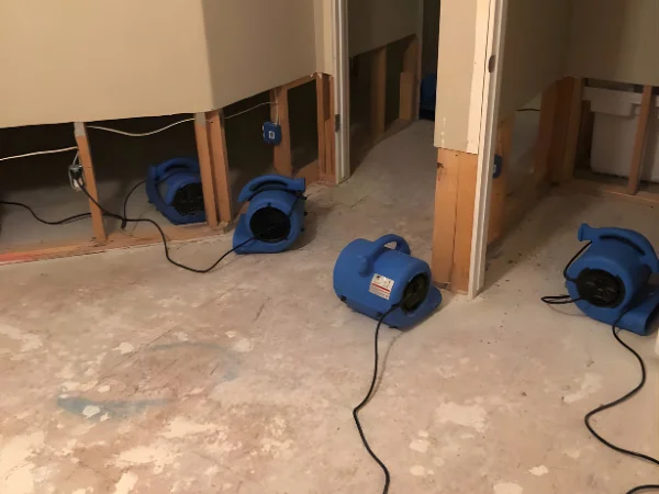 structural drying equipment air movers water damage Las Vegas NV