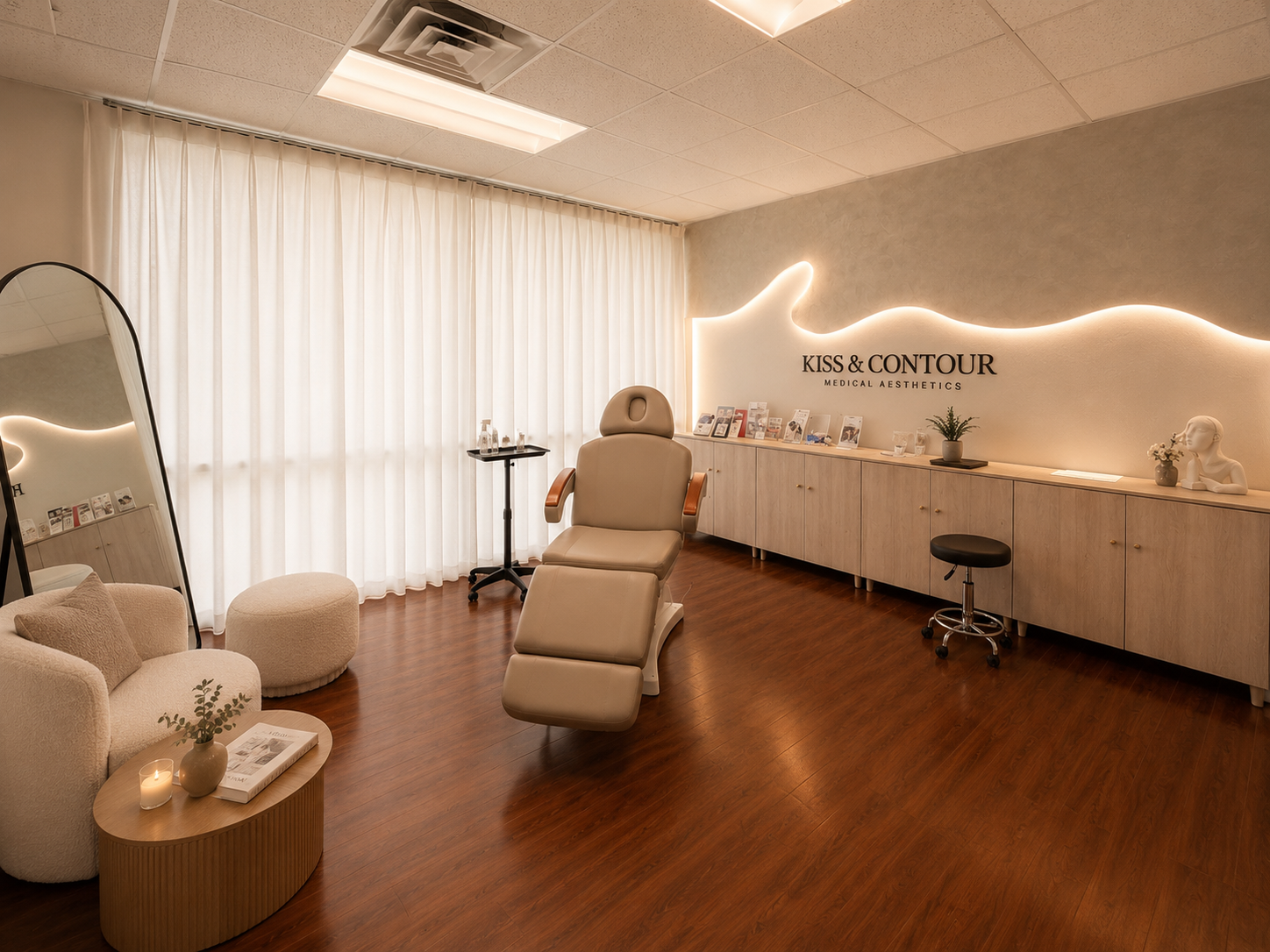 Kiss and Contour med spa suite