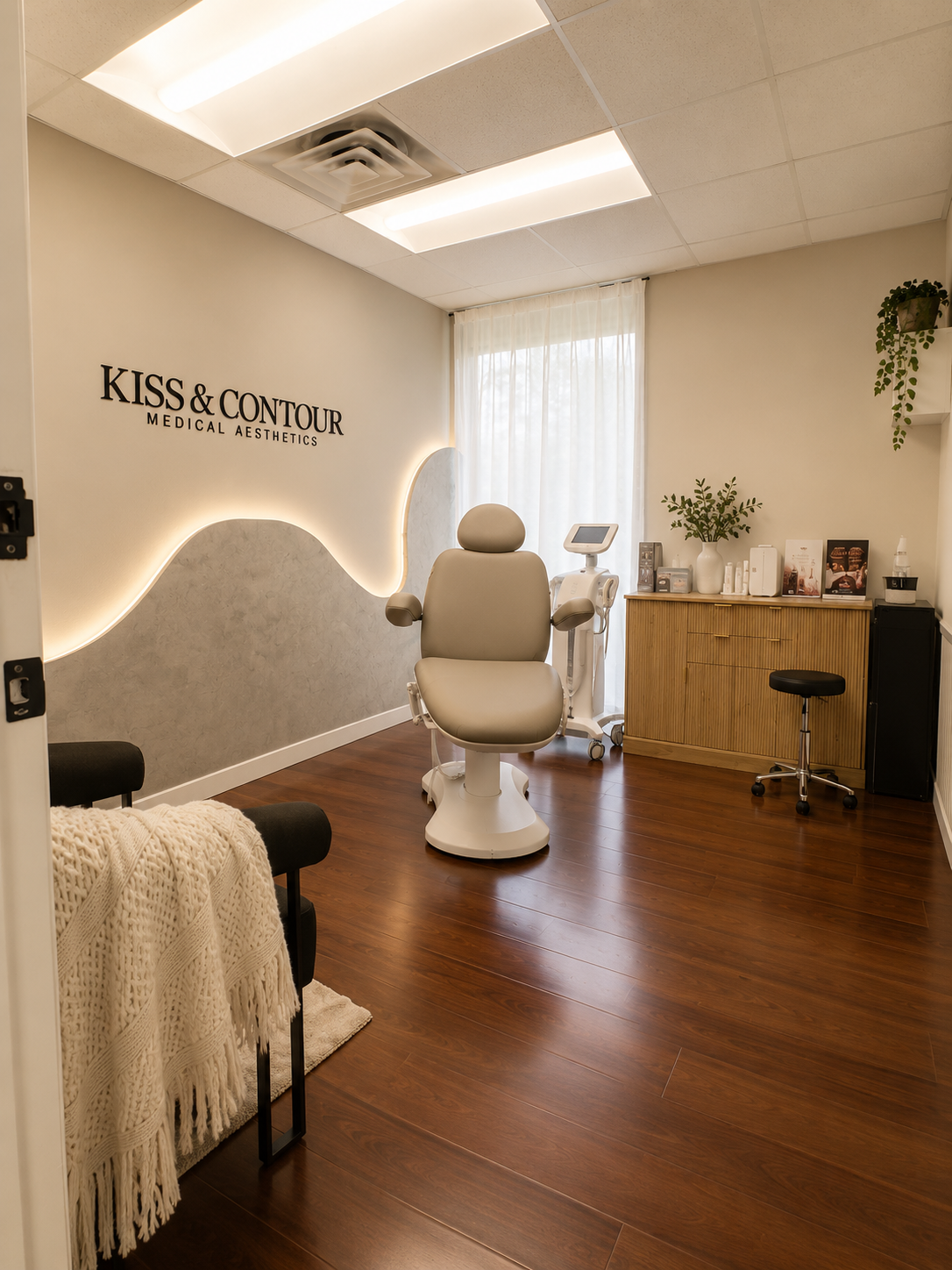 Kiss and Contour med spa suite