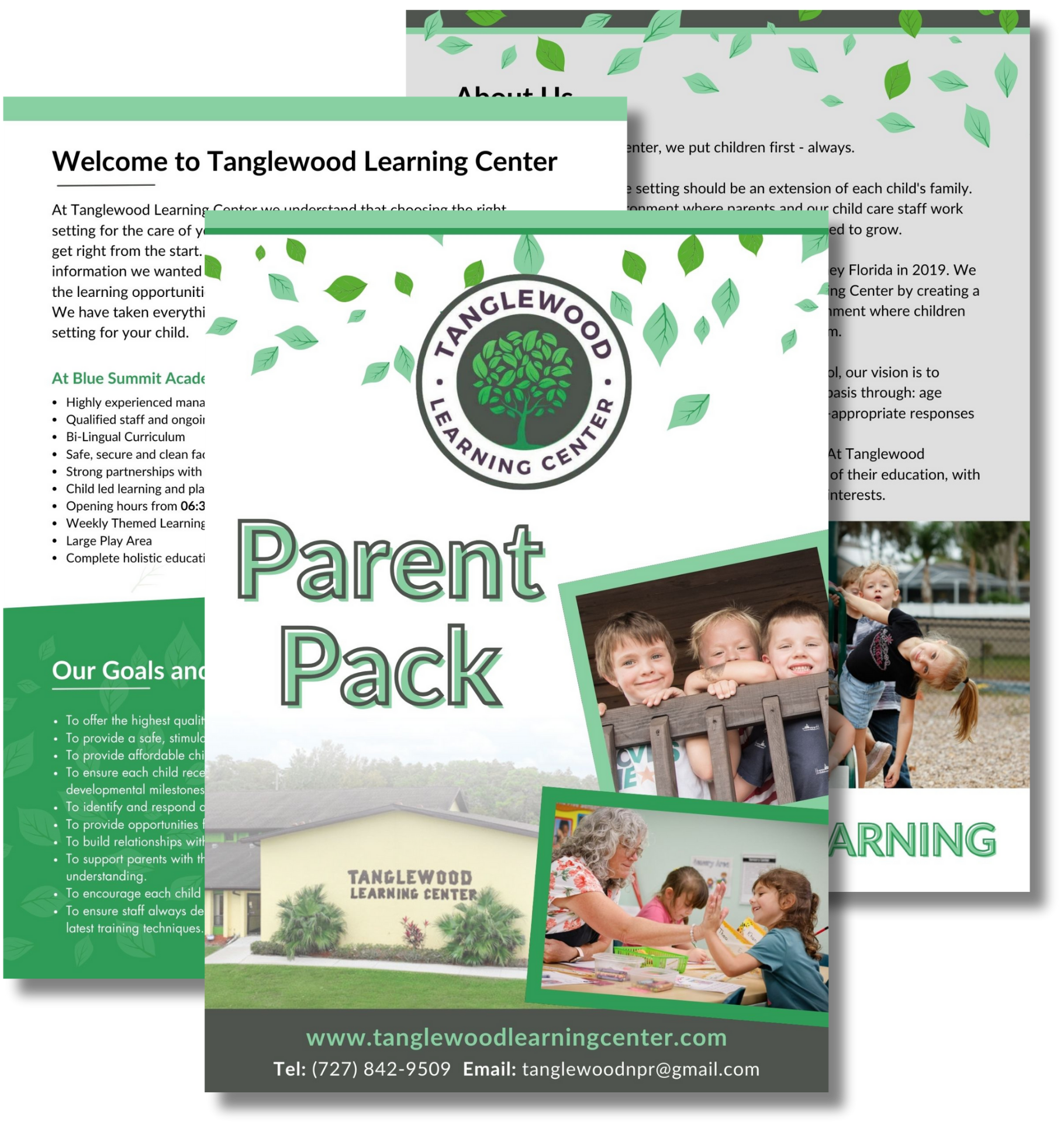 Child care parent prospectus