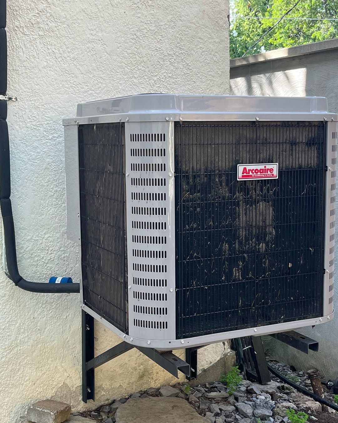 Dirty AC unit needing a clean
