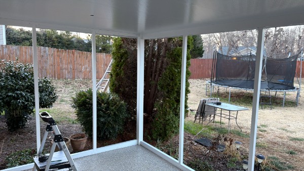 Aluminum framing for a covered outdoor structure