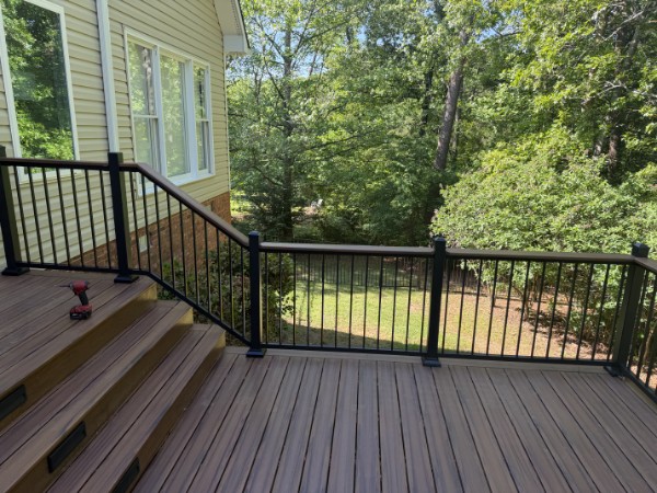 Original Campos deck before rebuilding in Taylors, South Carolina