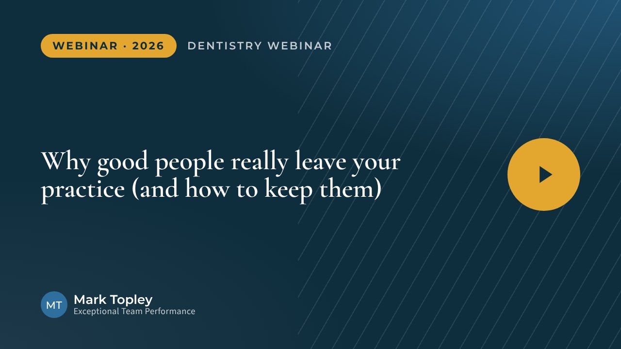 Why good people really leave your practice (and how to keep them)