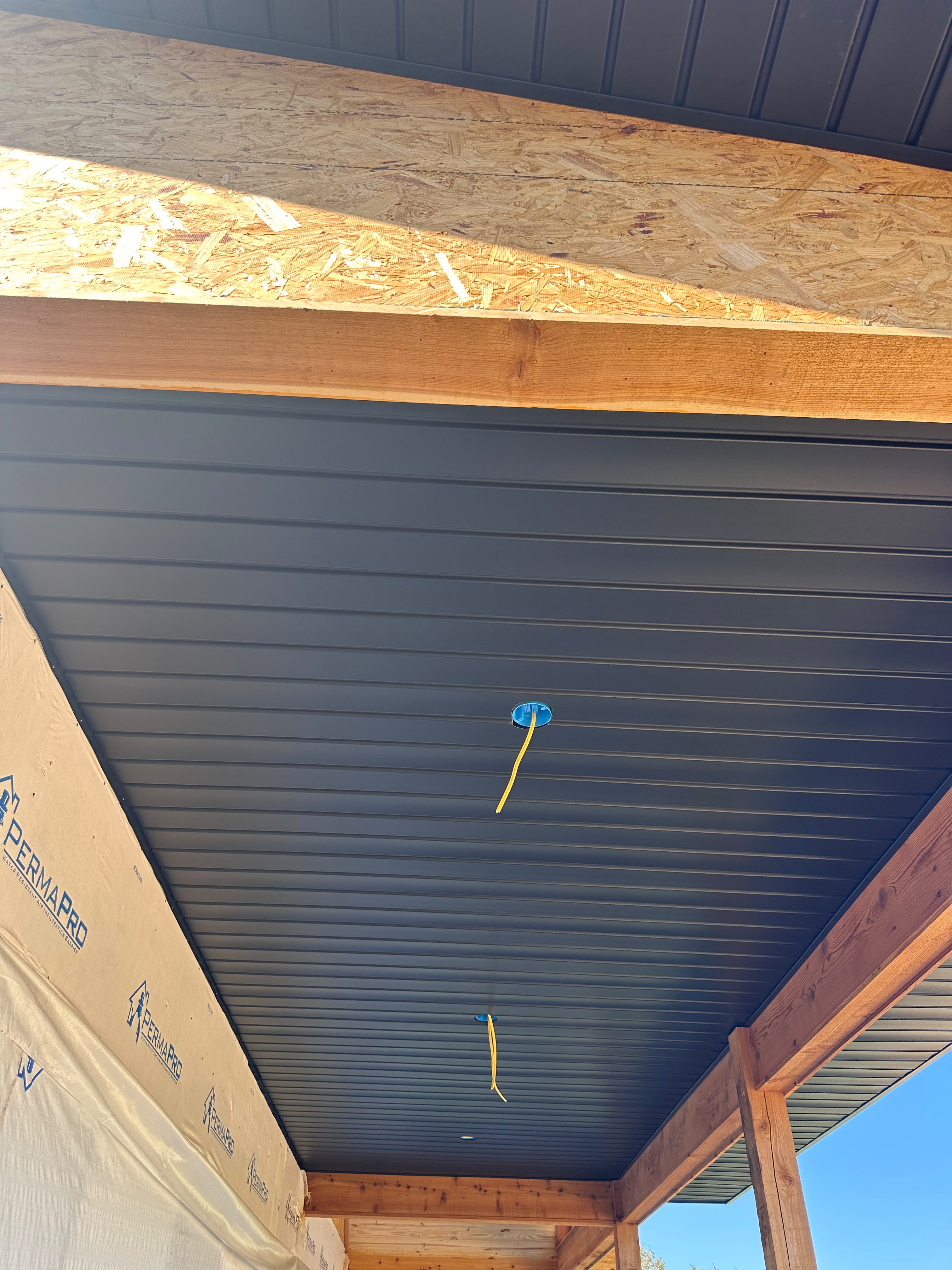 standing seam and corrugated metal roofing project by N2 Garcia's Construction LLC in Cameron, OK