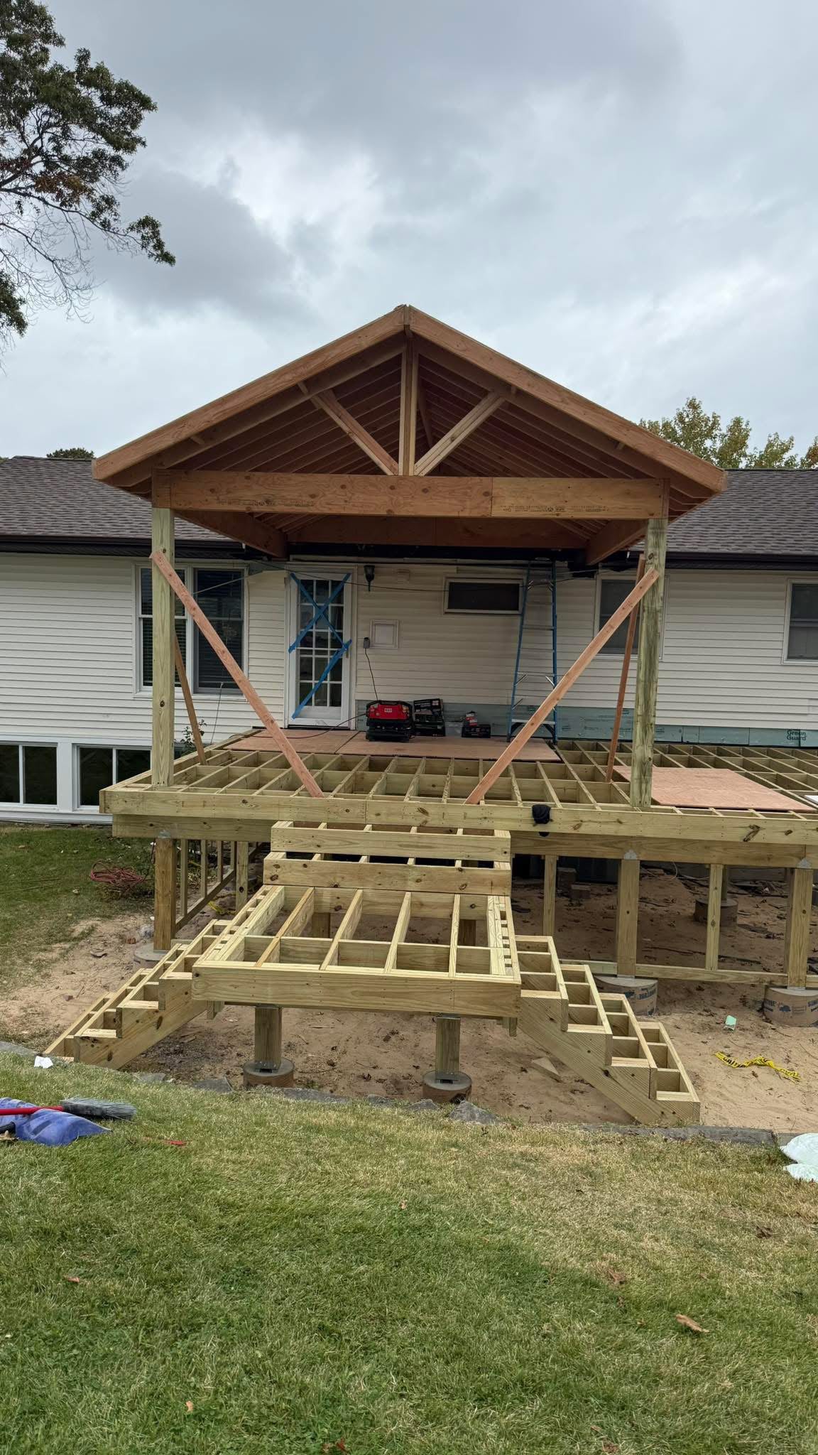structural wood framing and framing project by N2 Garcia's Construction LLC in Cameron, OK
