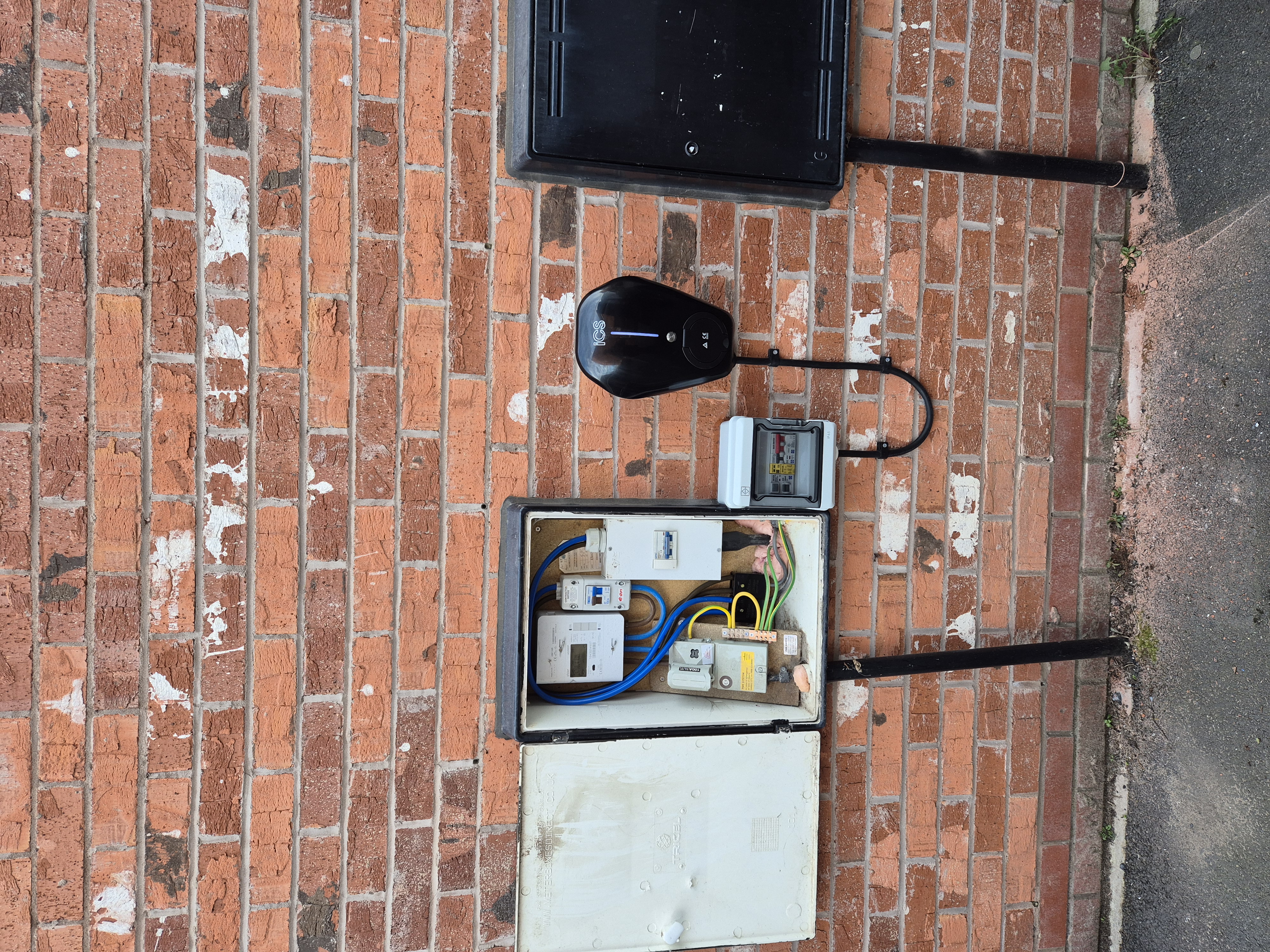 EV charge point installation by J P Slater Electrical in Preston