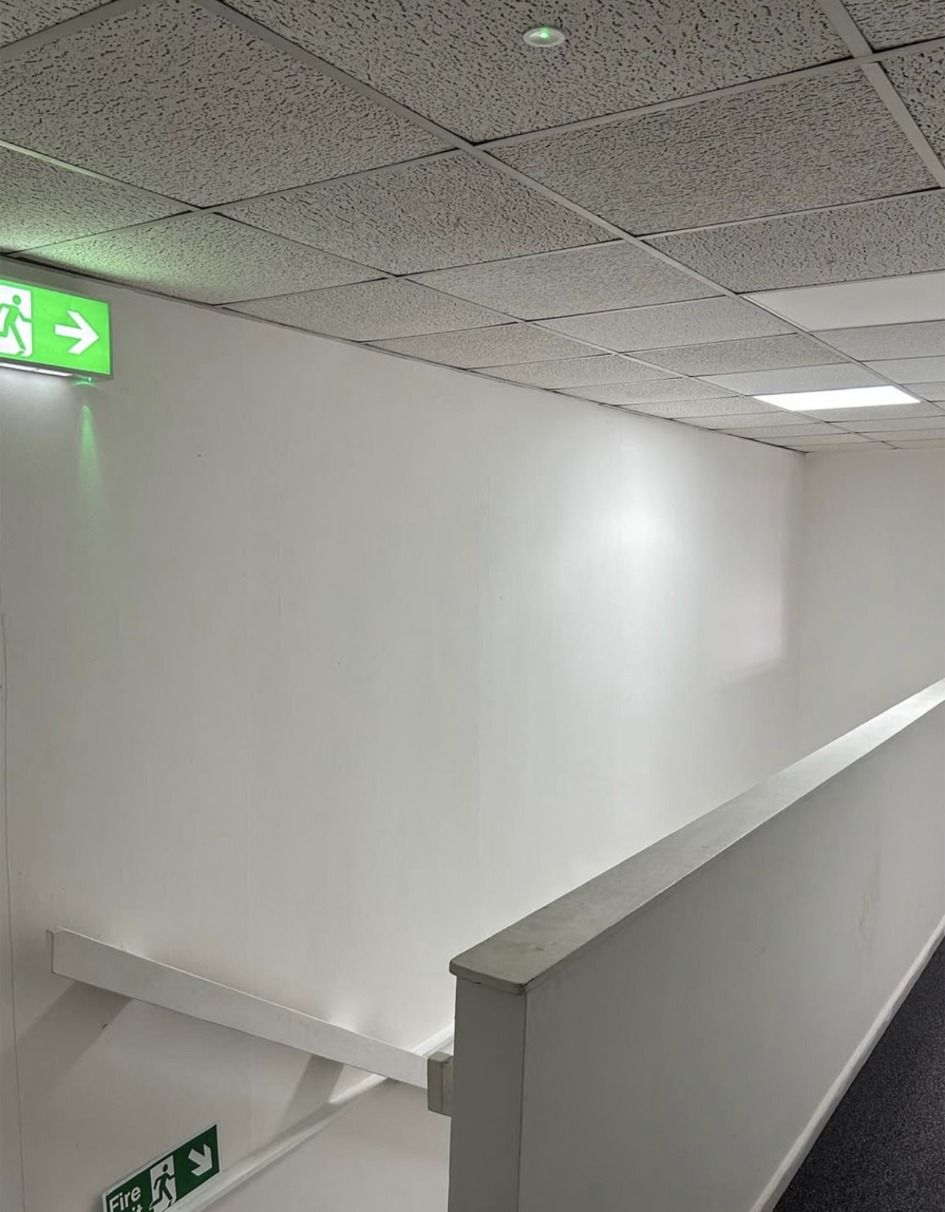 Emergency lighting to stairwells by J P Slater Electrical in Preston