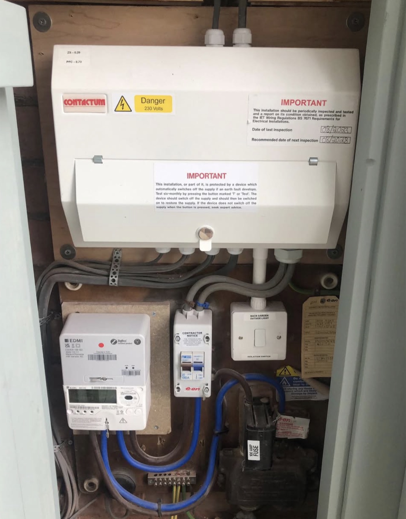 Consumer unit upgrade by J P Slater Electrical in Preston