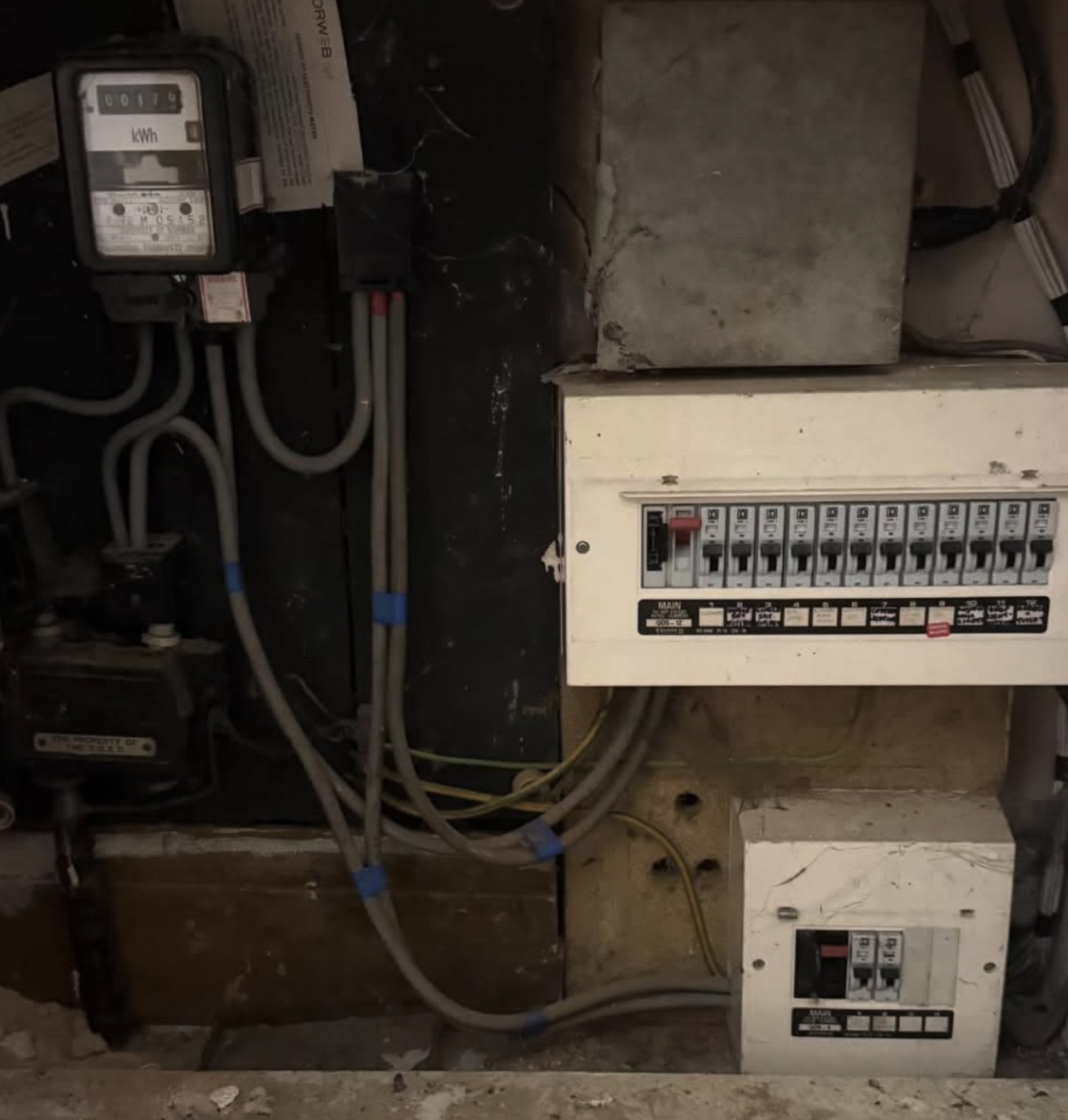 Consumer unit upgrade — before