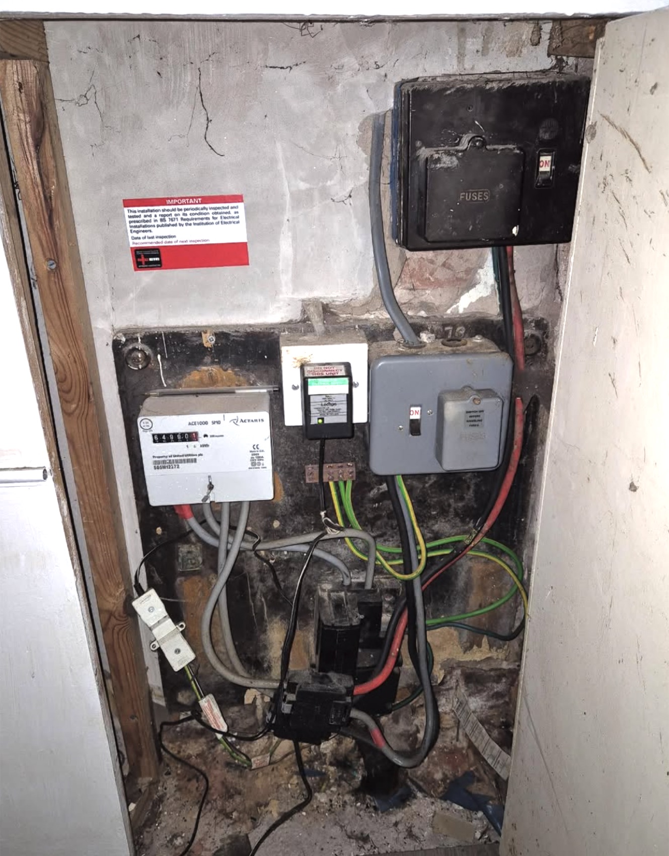 Board change & supply tidy-up — before