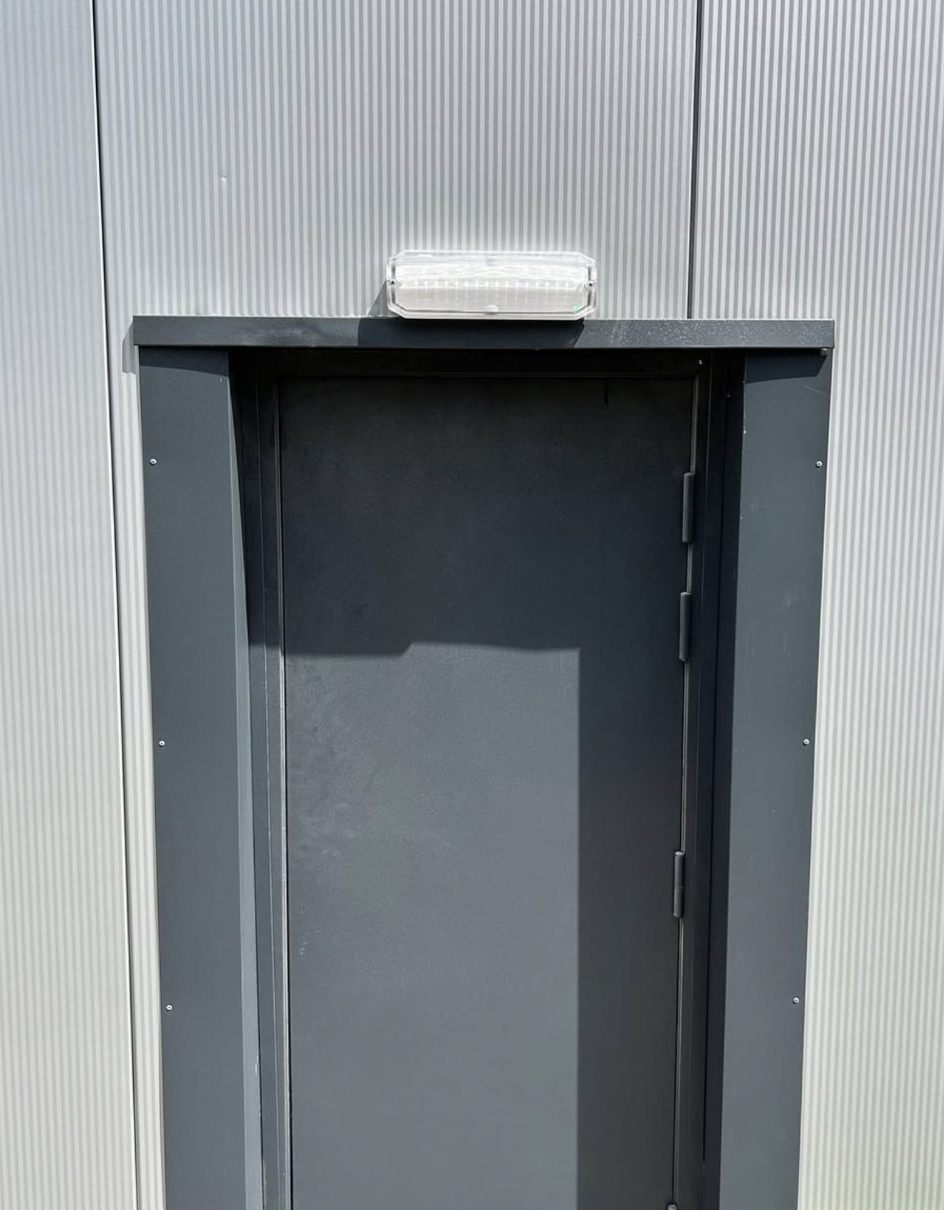 External fire exit lighting by J P Slater Electrical in Preston