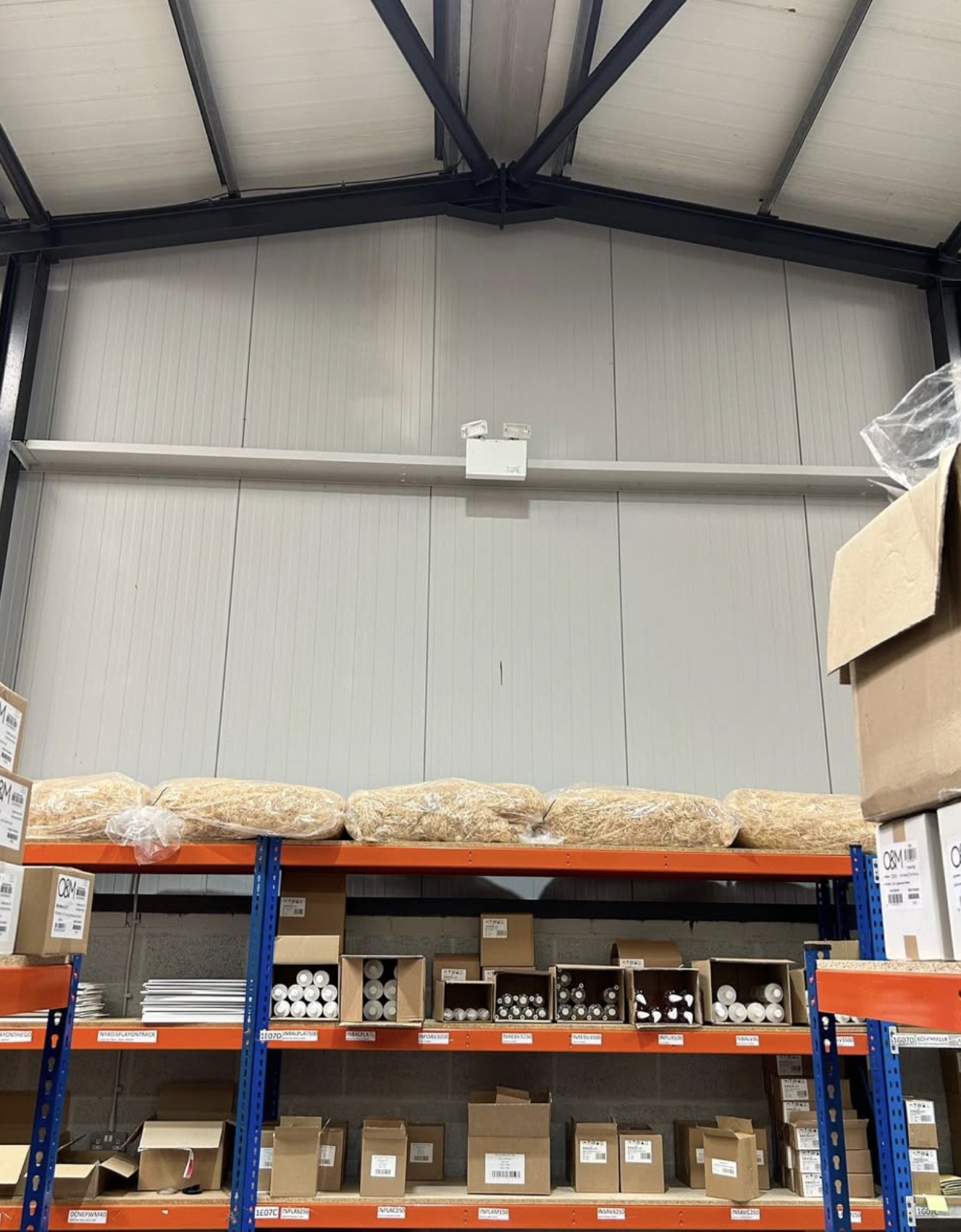 High-level emergency lighting by J P Slater Electrical in Preston