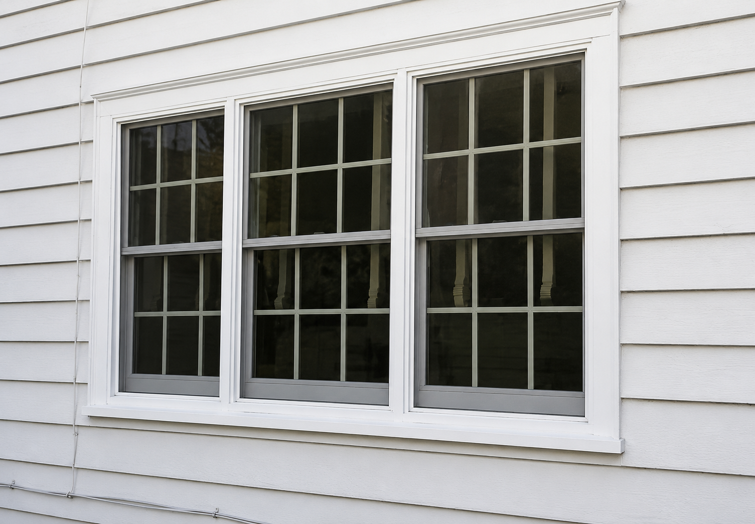 Interior before window glass replacement