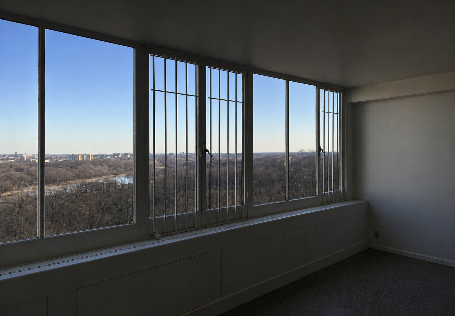Home before sunroom panel replacement