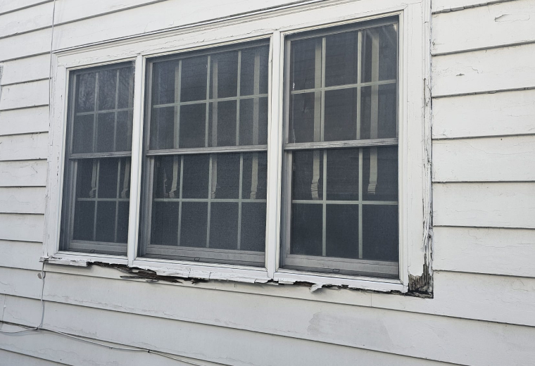 Interior after window glass replacement