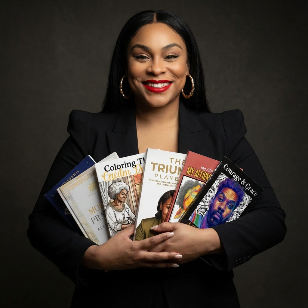 ALowe McCants holding books