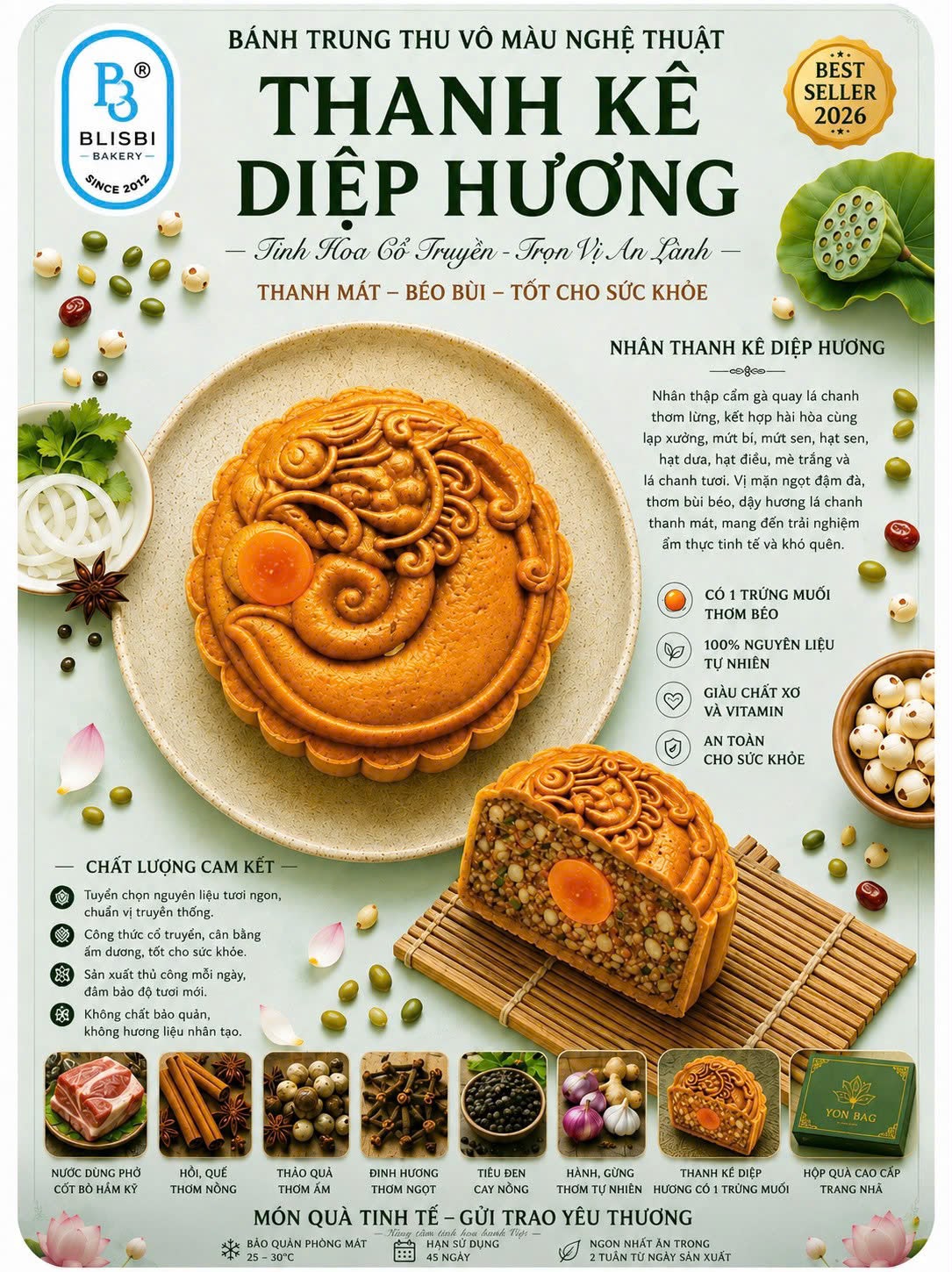 BTT NGHỆ THUẬT - Thanh Kê Diệp Hương (Mặn)