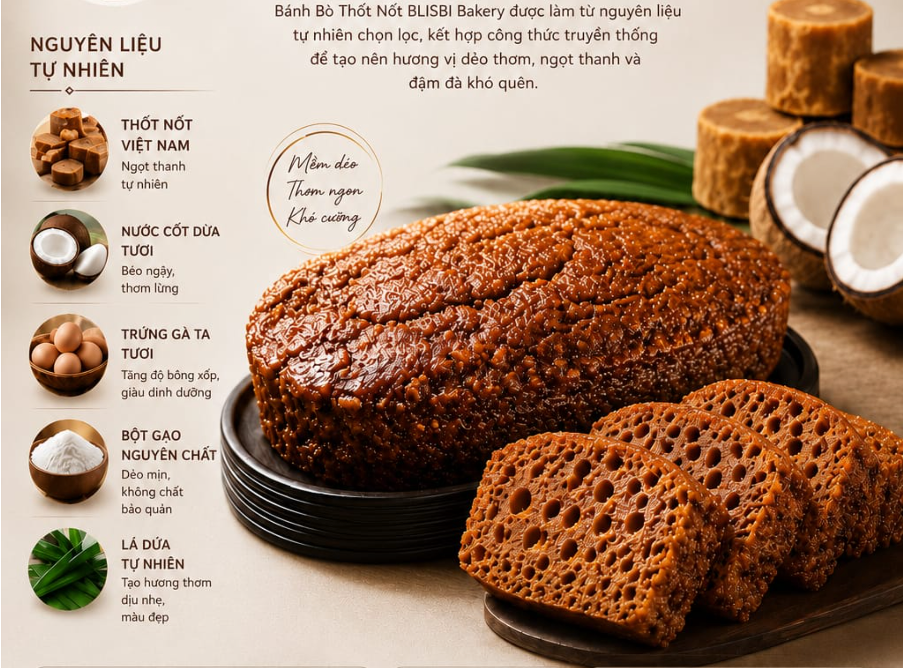 Bánh Bò Thốt Nốt Truyền Thống