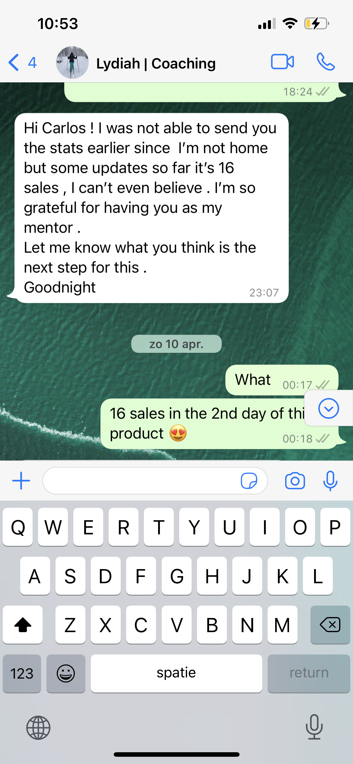 Lydiah 16 sales day 2 of new product