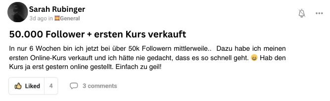 Testimonial Kristian – 120k Follower + 6.000 € pro Monat