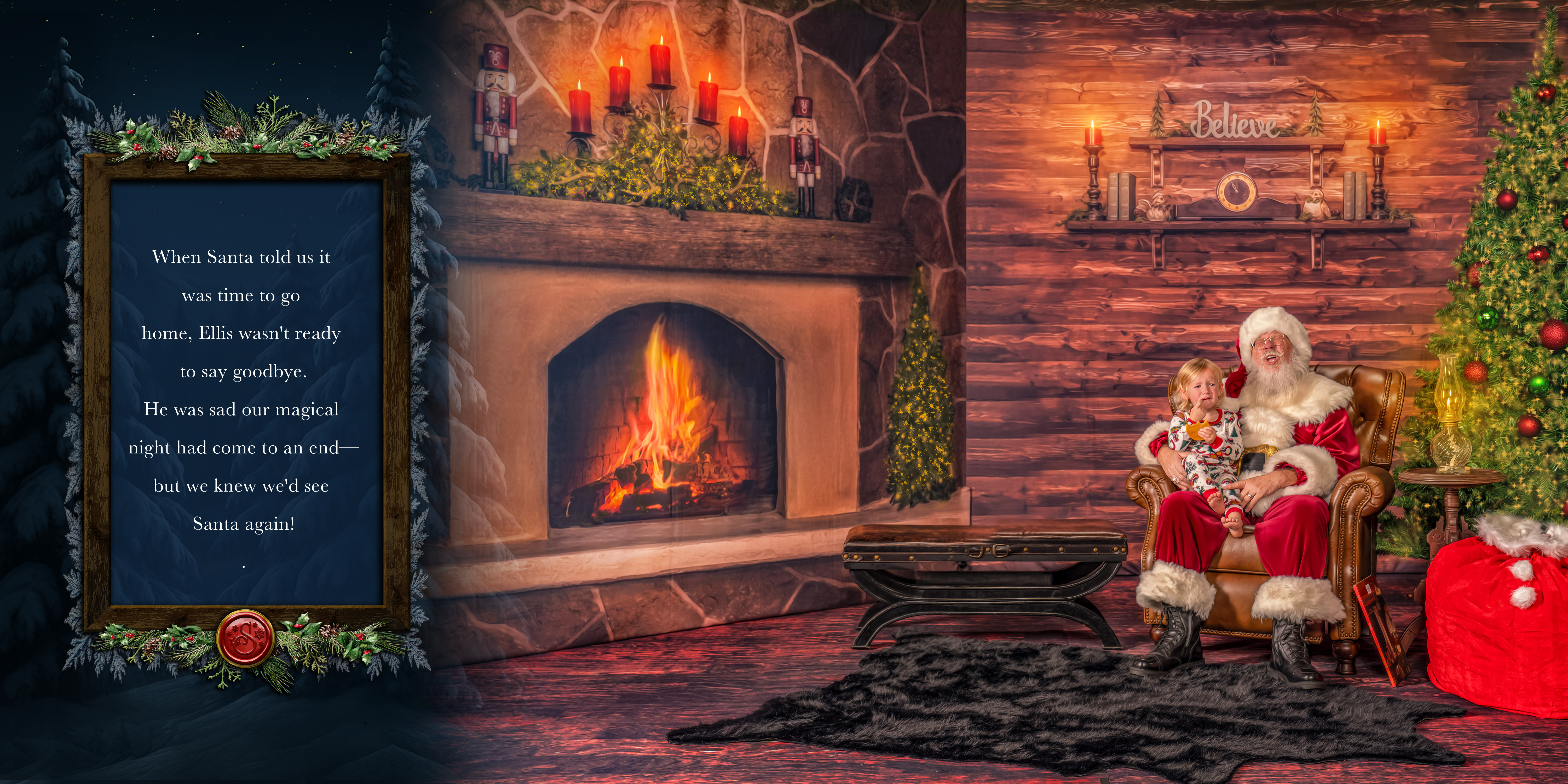 Magic of Santa personalized storybook, spread 11 of 12