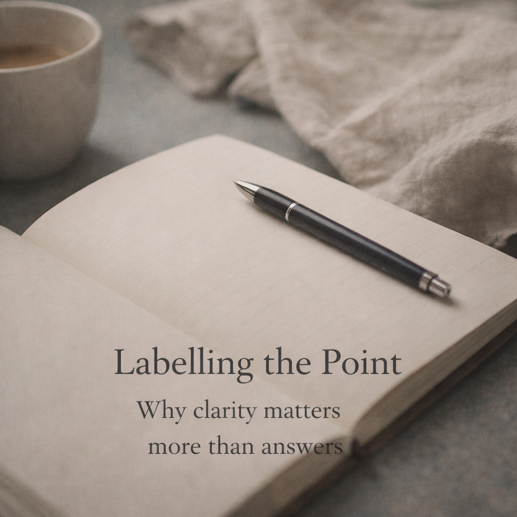 labelling the point
