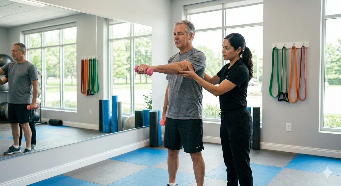 houlder pain rehabilitation exercise with a physical therapist in New Jersey houlder pain rehabilitation exercise with a physical therapist in New Jersey